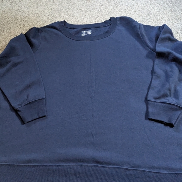 Terra & Sky Sweaters - 2 💥Ladies Navy Sweatshirt & Red Sweater Top 3XL / 4XL